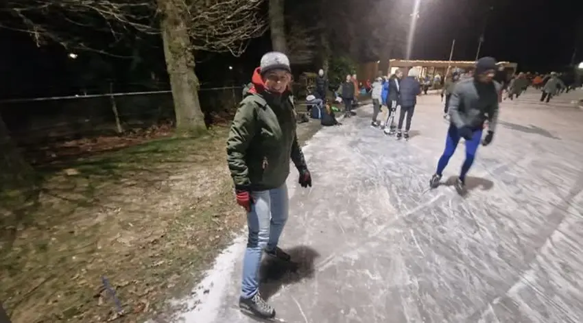 Schaatsen in Oosterbeek - Reinout van den Born