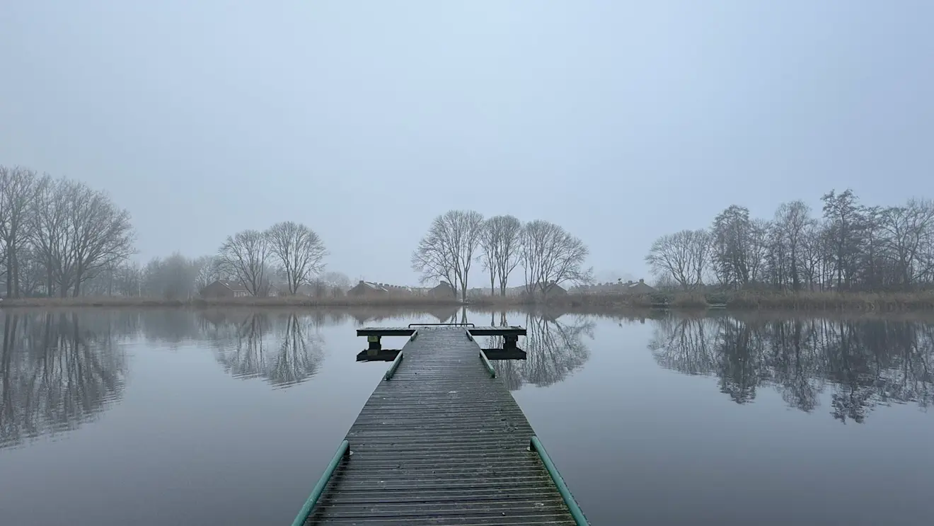 Op andere plaatsen bleef het bewolkt en nevelig - Jolanda Bakker