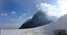 De Jungfraujoch, vanochtend - webcam
