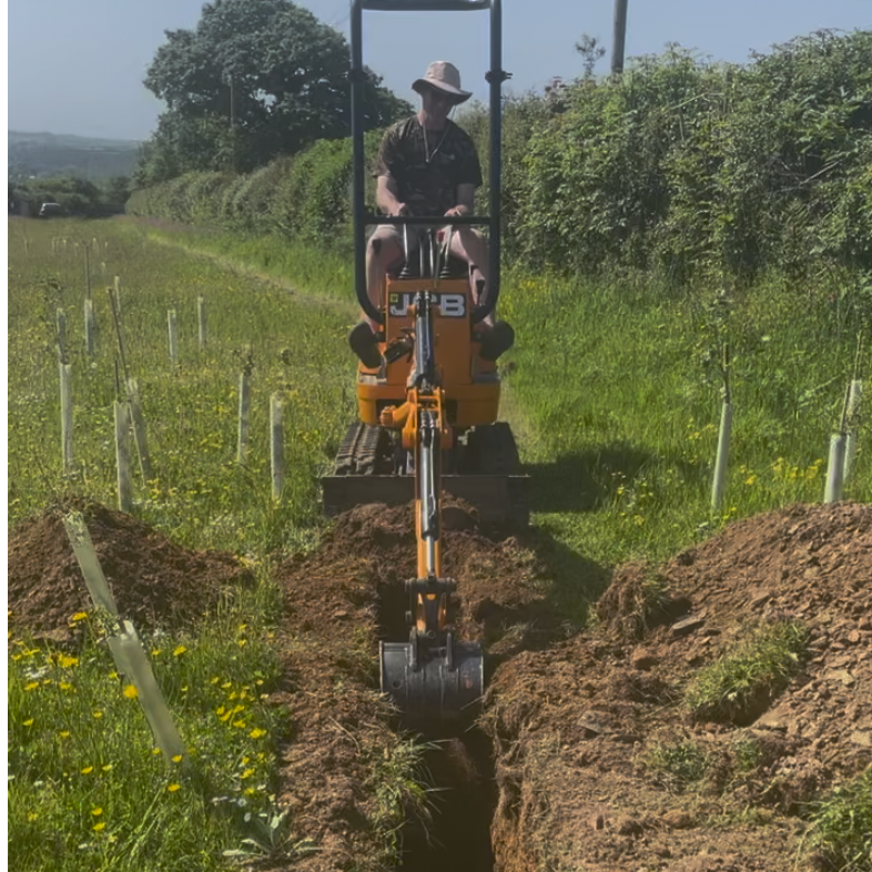 Neal on the digger