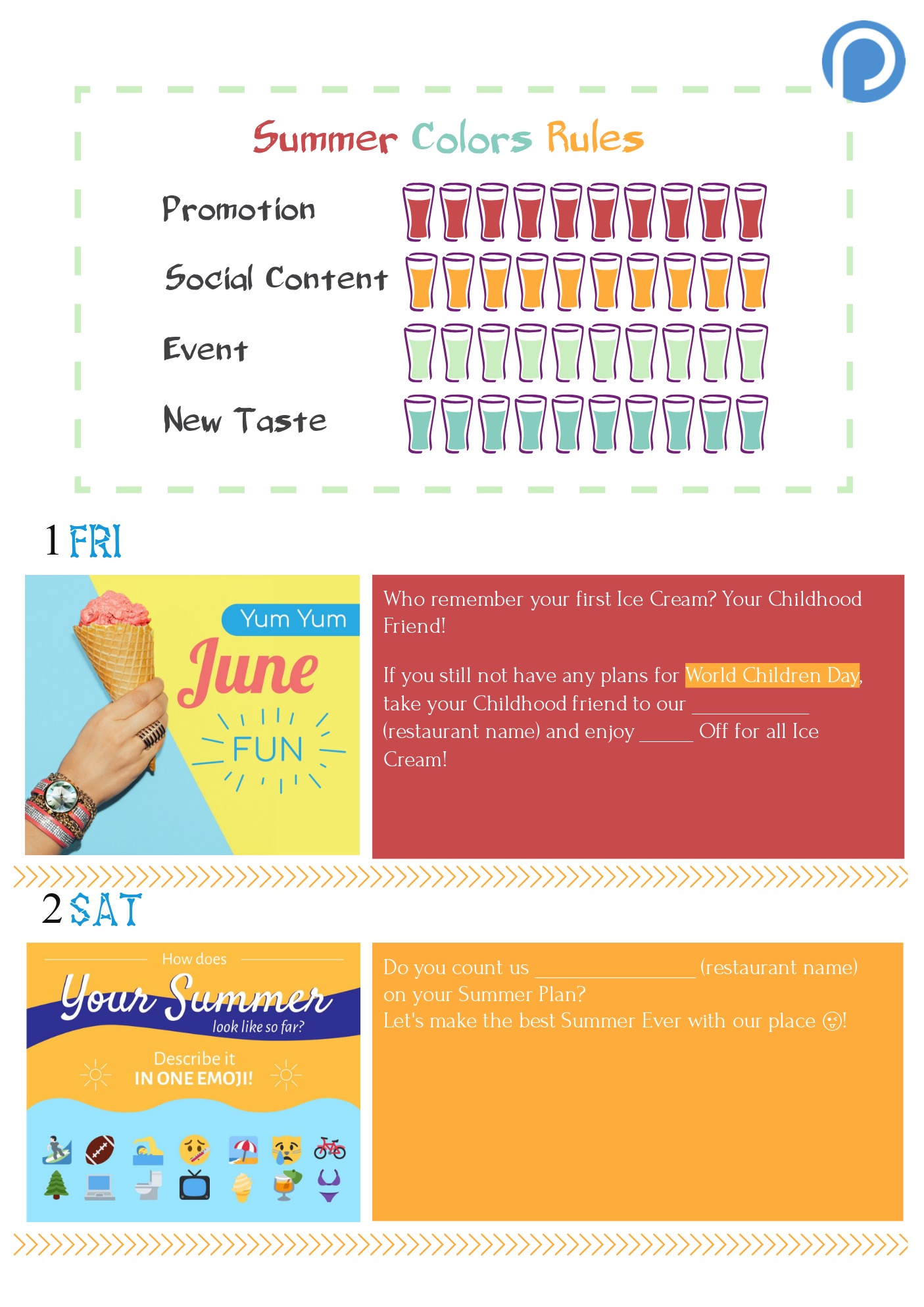June Marketing Event Calendar for F&B Businesses