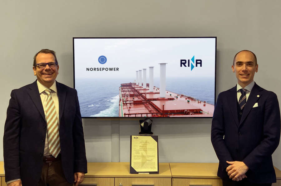 Norsepower Rotor Sail technology recognised by RINA with Approval in Principle
