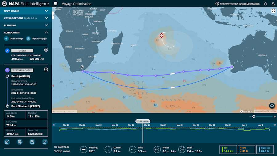 Norsepower and NAPA join forces to maximise wind propulsion benefits using voyage optimisation