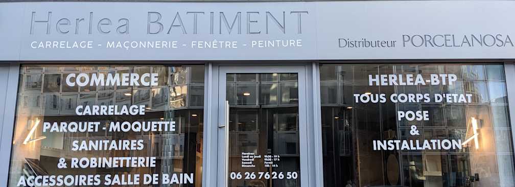 showroom herlea btp levallois perret carrelage Porcelanosa