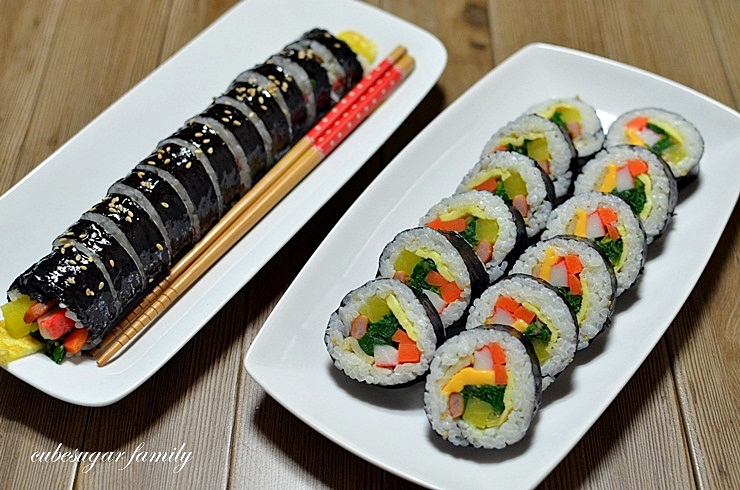 Kimbap dish