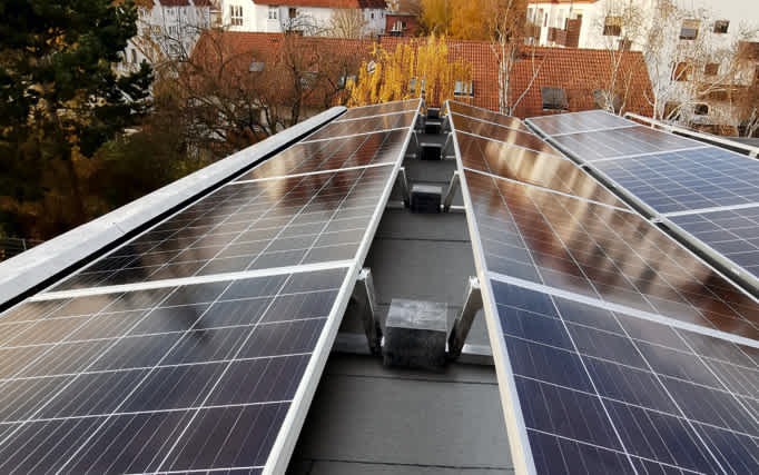 Photovoltaik auf dem Flachdach