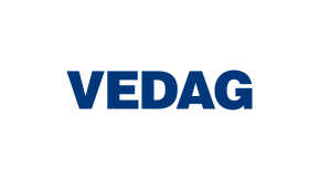 Das Logo von Vedag