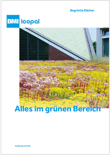 Bild Cover Broschüre Icopal begrünte Dächer
