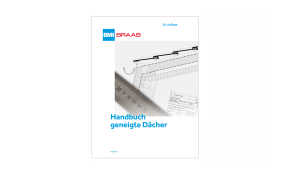 Cover des Braas Handbuchs für geneigte Dächer
