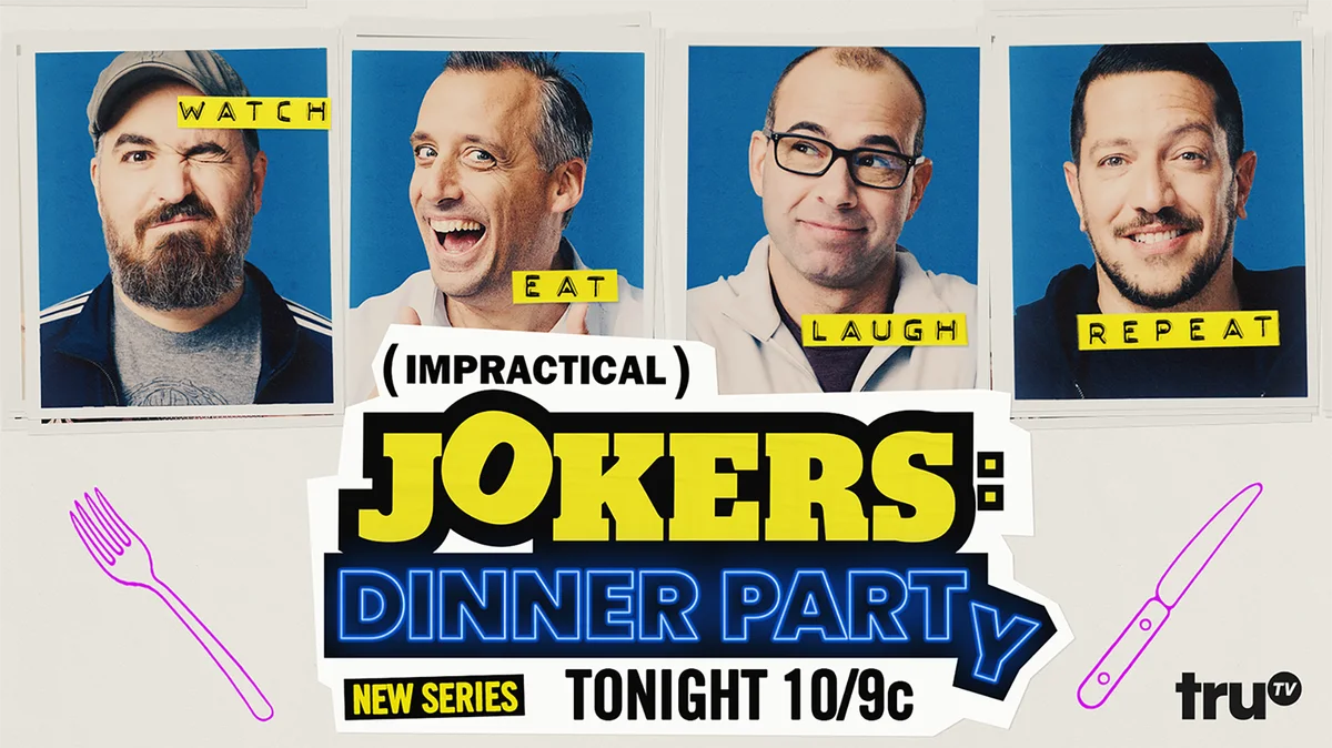 TruTV's Impractical Jokers is a show that hardly needs an introduction. It is a hilarious, quick-witted escape from today's world. Translating that humor into a precise design language was a challenge that we were ready to tackle head on.