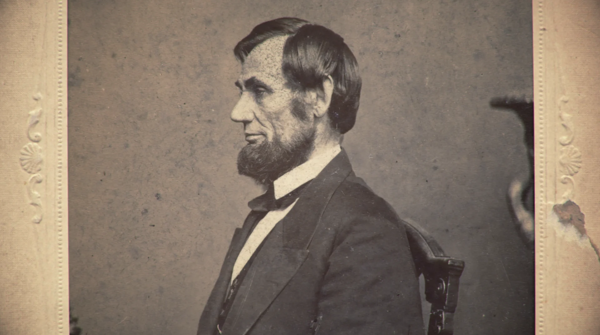 Our film design for The HISTORY Channel's 3-part documentary ‘Abraham Lincoln’ debuted over President's Day weekend. We worked methodically to have our design match the era the 16th president lived in-- recreating and treating vintage portraits as well as creating photo-real maps to enhance the visual narrative of the film. 