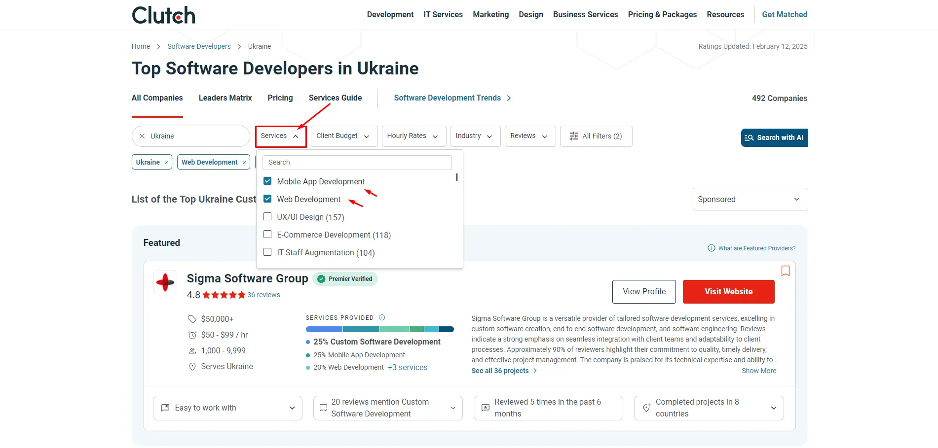 Hire Ukrainian Developers - Clutch Steps