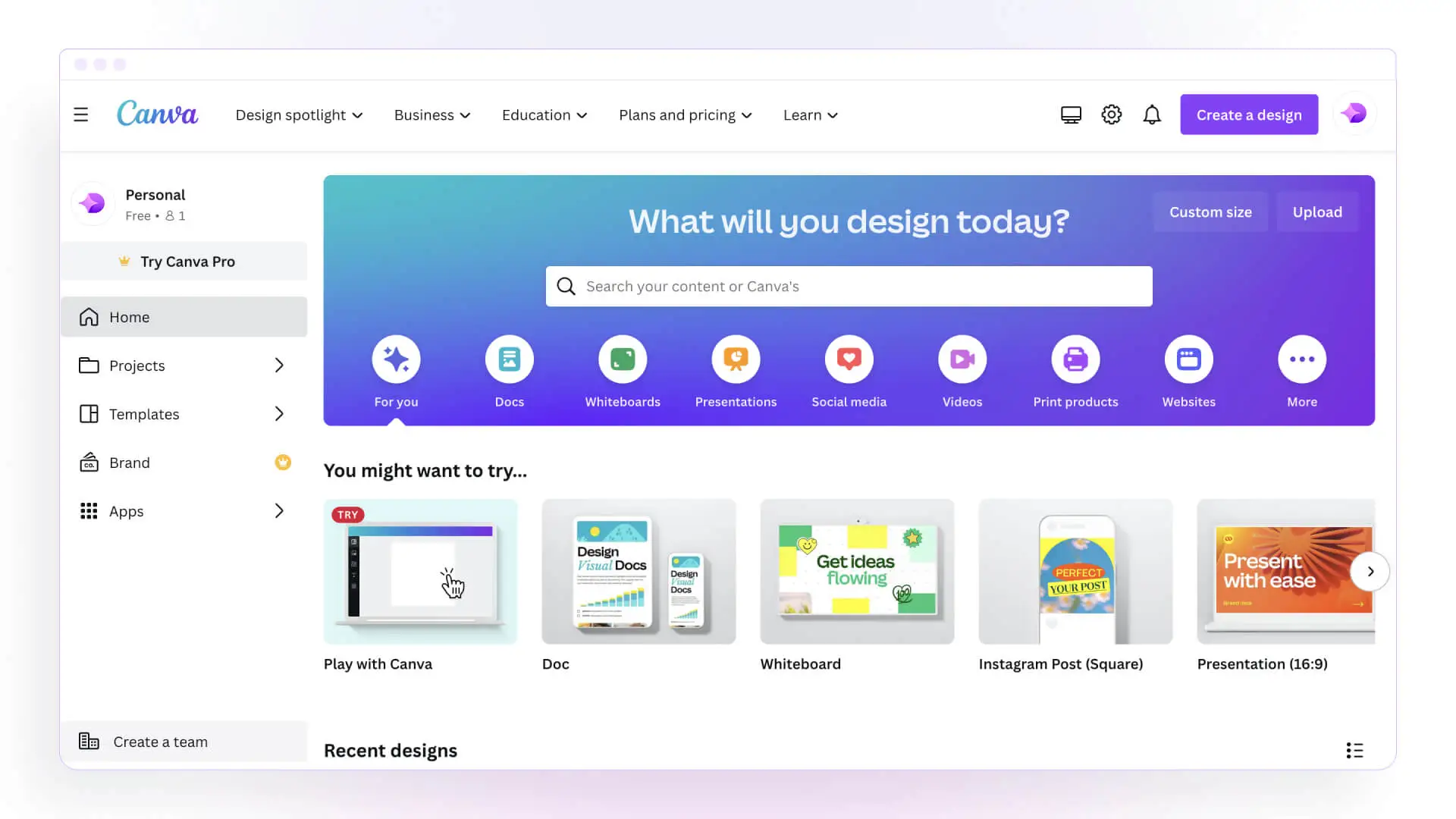 Canva UI Redesign
