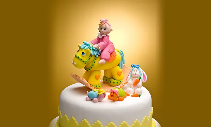 Le gâteau cheval à bascule