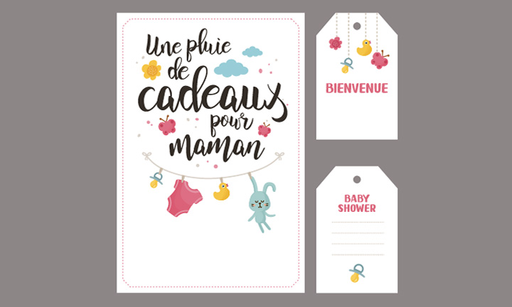 Jeux Baby Shower à imprimer : Activités en français à télécharger