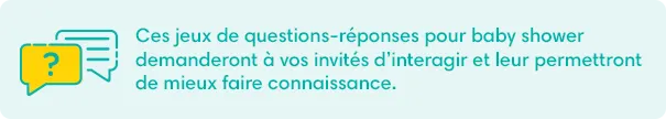 8. Jeux de baby shower de culture générale