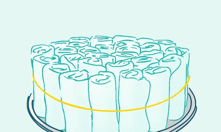 Comment faire un gâteau de couches étape 3