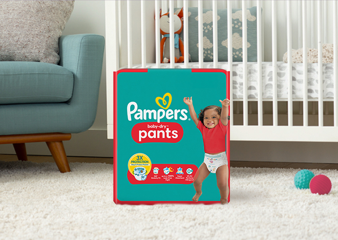 Pampers Baby-Dry pants packshot image 
