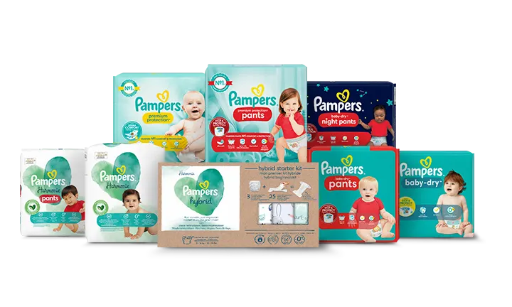 Pampers Couches de nuit Baby Dry Night Pants taille 5