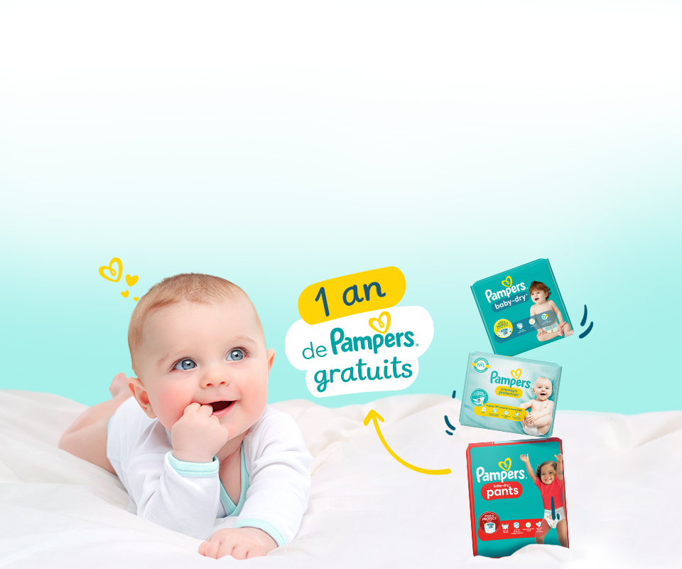 Pampers Baby-Dry Taille 3, 52 Couches disponible et en vente à La Réunion    - Shopping et Courses en ligne, livrés à domicile ou au bureau,  7j/7 à la Réunion