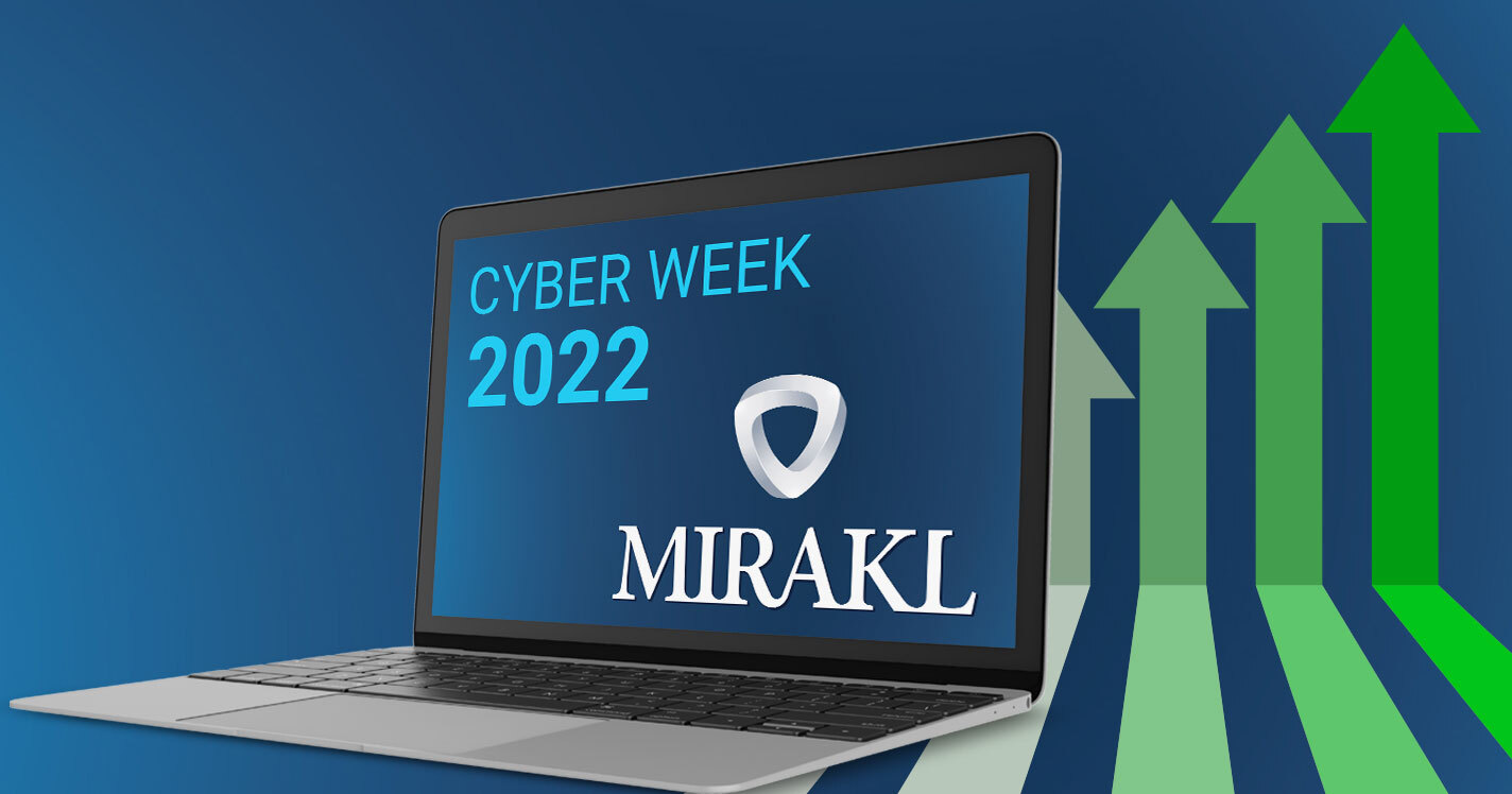 2022年のサイバーウィーク期間中、Miraklを採用したマーケットプレイスが100%の稼働し続けたのに加え、eコマースのトレンドに反して53%もの成長を達成