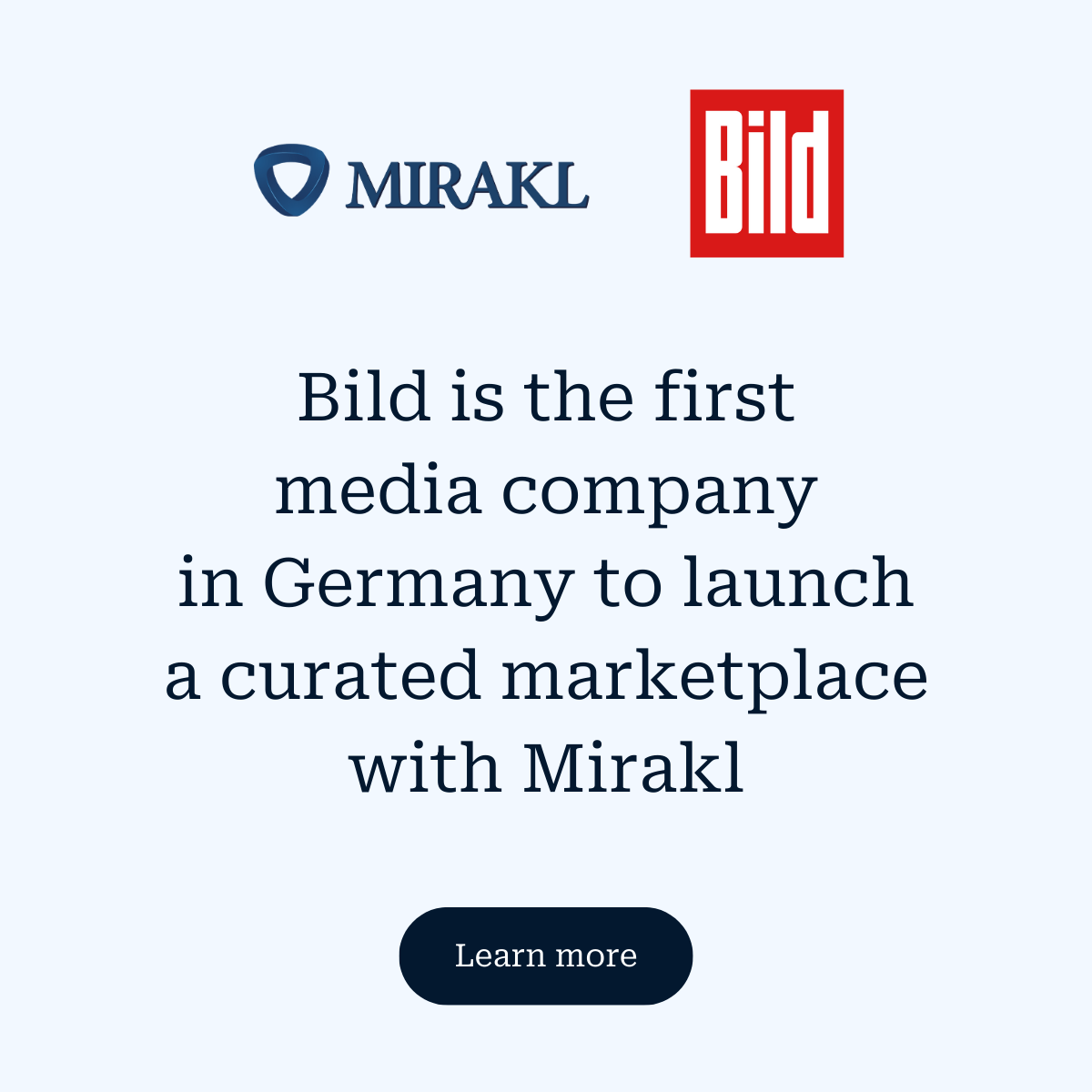 Bild, part of Axel Springer, Launches Marketplace with Mirakl in Germany