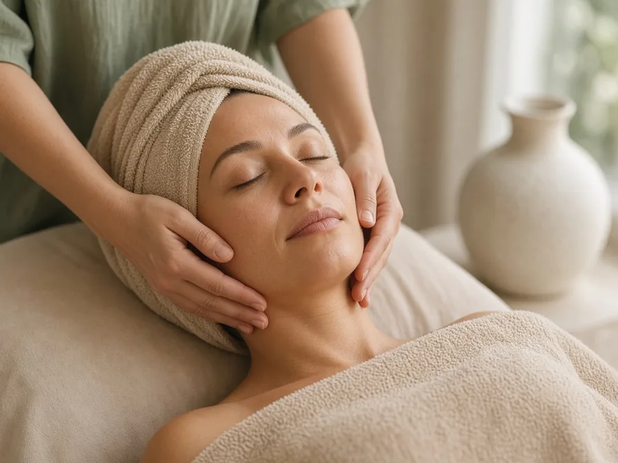 Drenagem linfática facial
