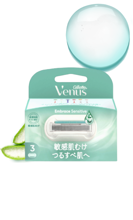 ヴィーナス つるすべ肌へ　敏感肌向け　替刃