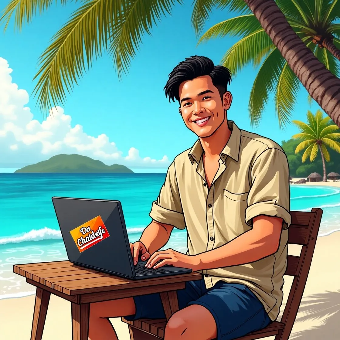 Orte für digitale Nomaden: dein Arbeitsplatz am Strand