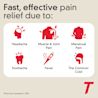 Symptoms relieved by TYLENOL EASY DISSOLVE