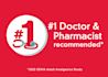 Tylenol is the #1 Doctor recommended brand of pain reliever & fever reduction 