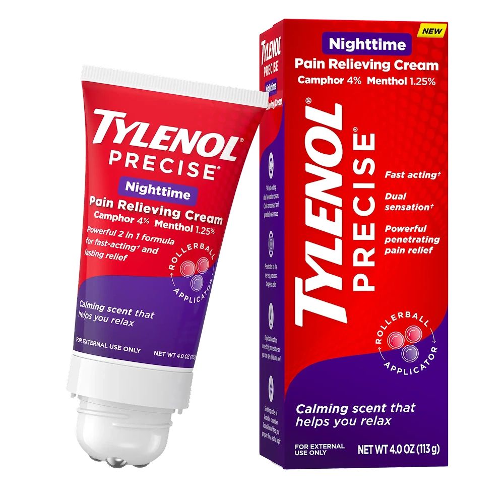 TYLENOL® PRECISE® Nighttime Pain Relieving Cream