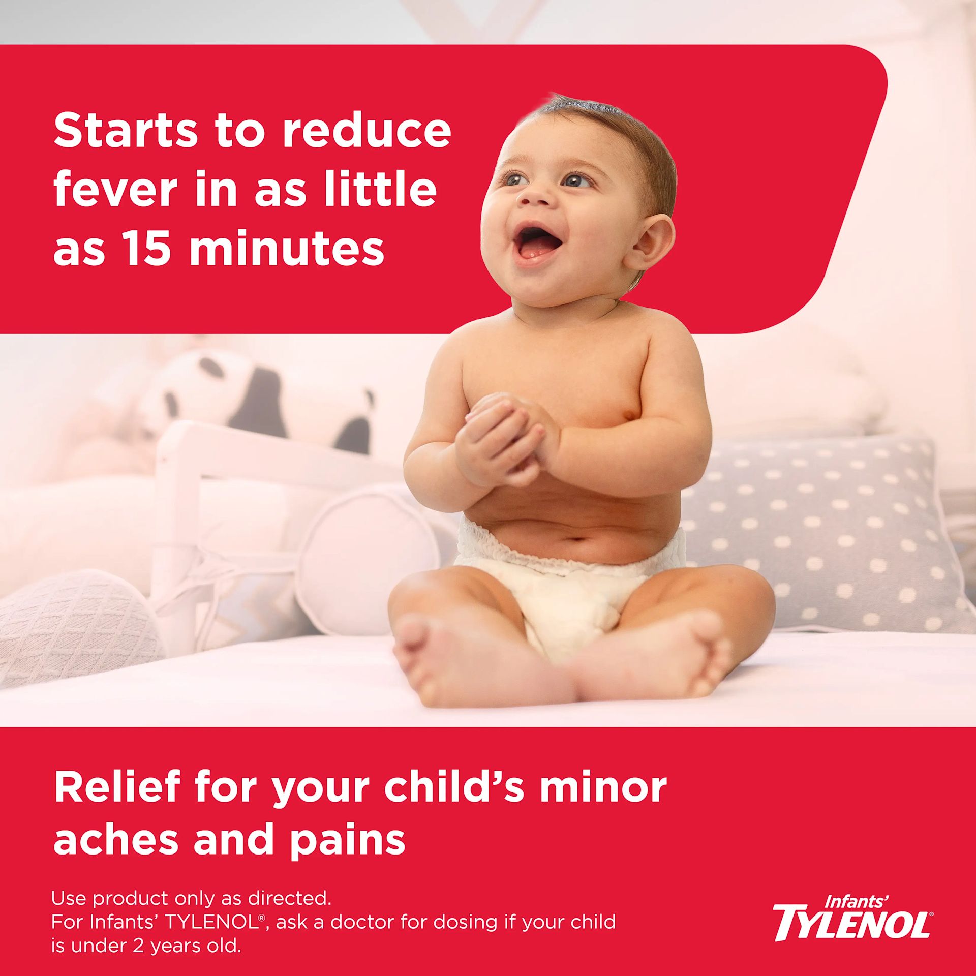 Infants' TYLENOL® Dye Free Oral Suspension