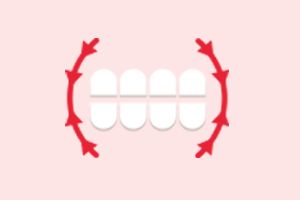 Icône Serrer les dents