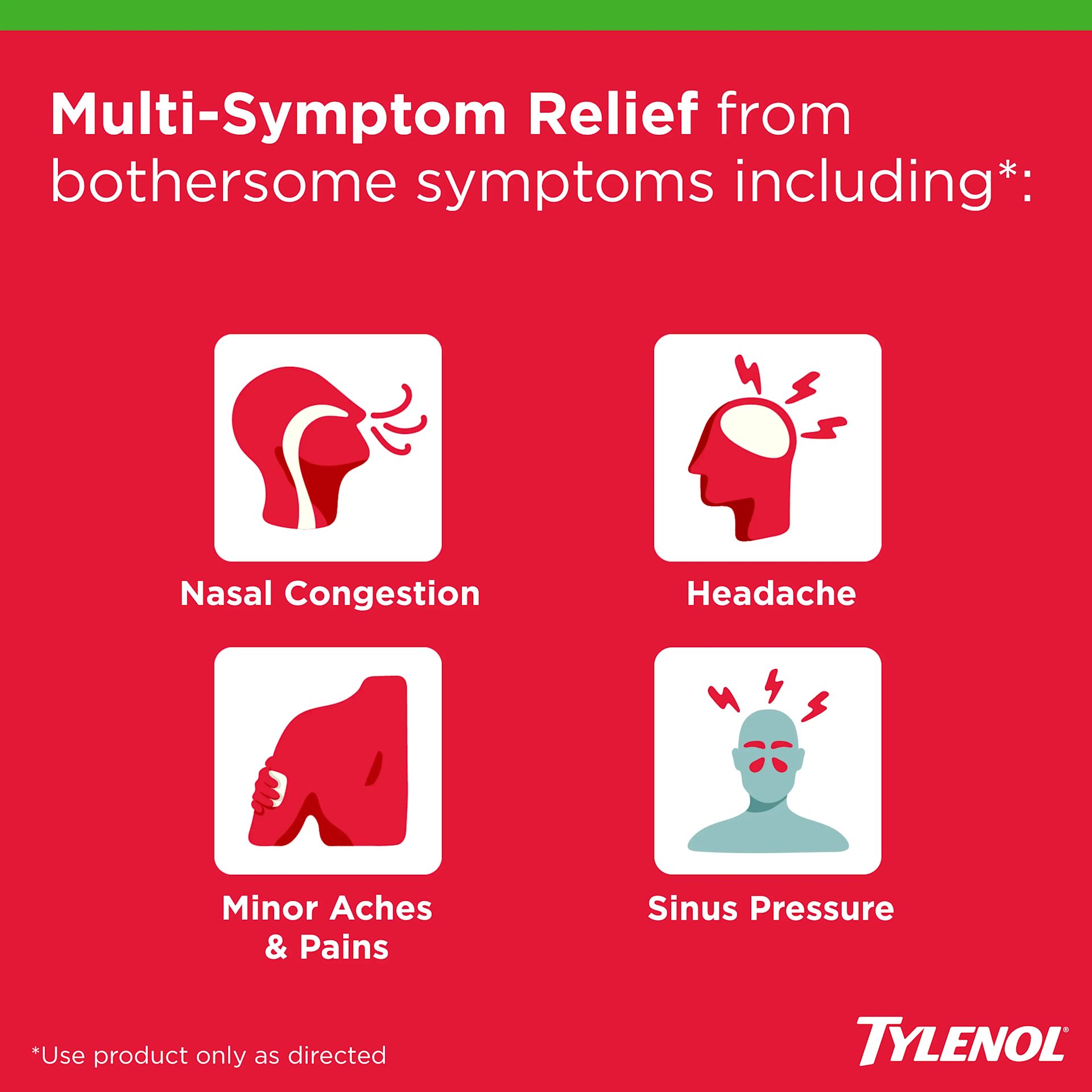 TYLENOL® Sinus + Headache Non-Drowsy Daytime Caplets