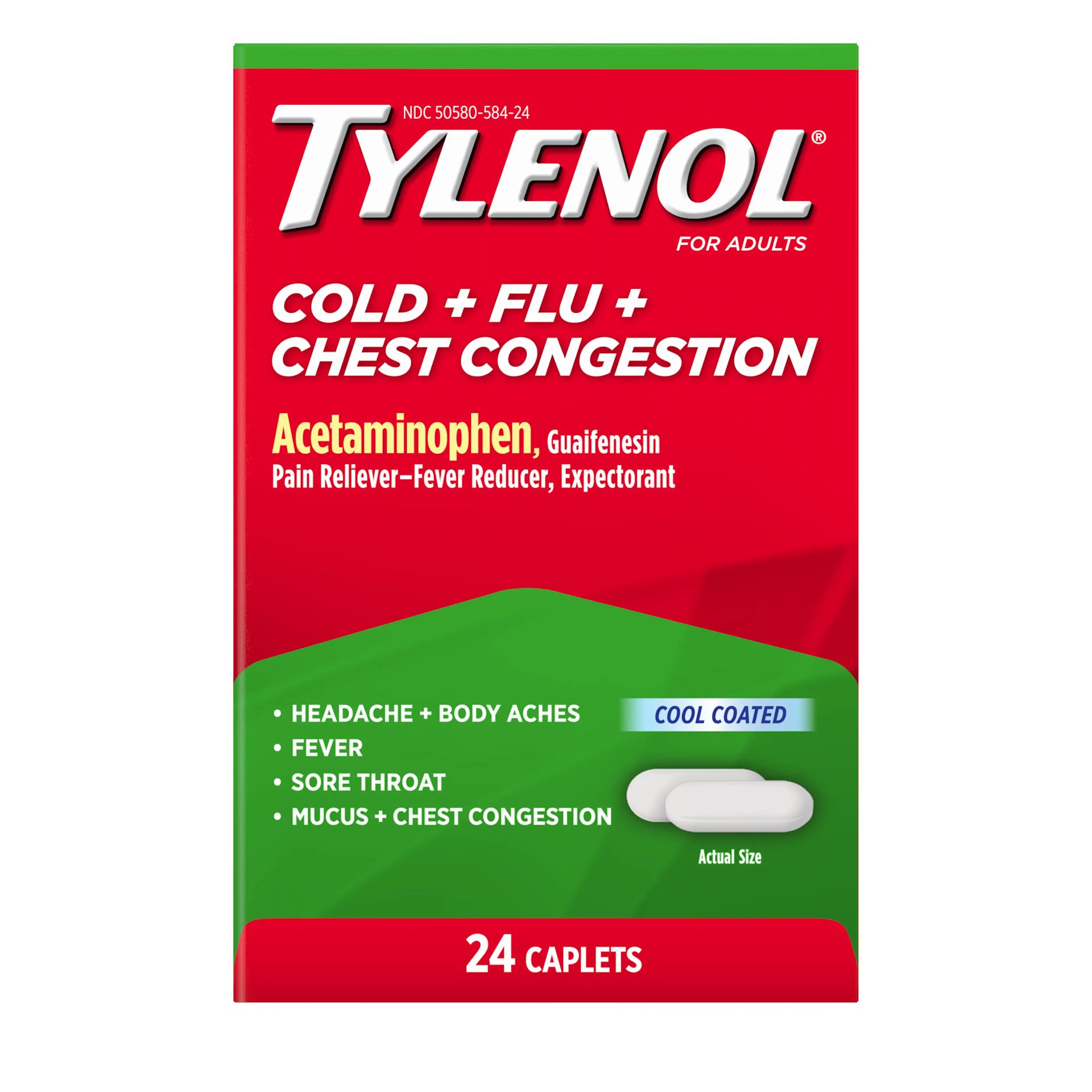 Tylenol®  Cold + Flu + Chest Congestion