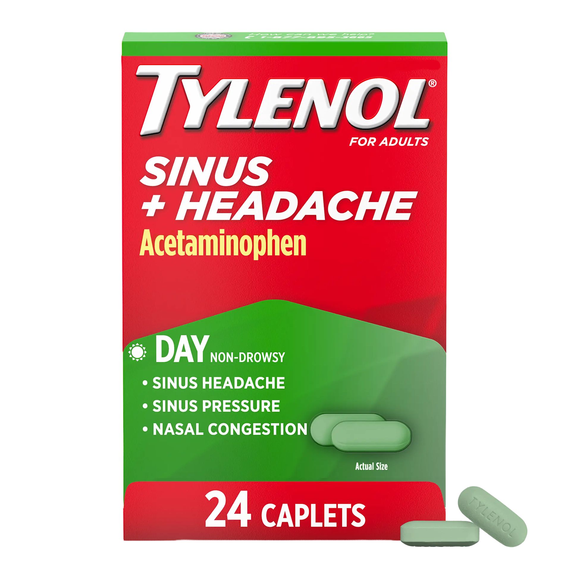 TYLENOL® Sinus + Headache Non-Drowsy Daytime Caplets