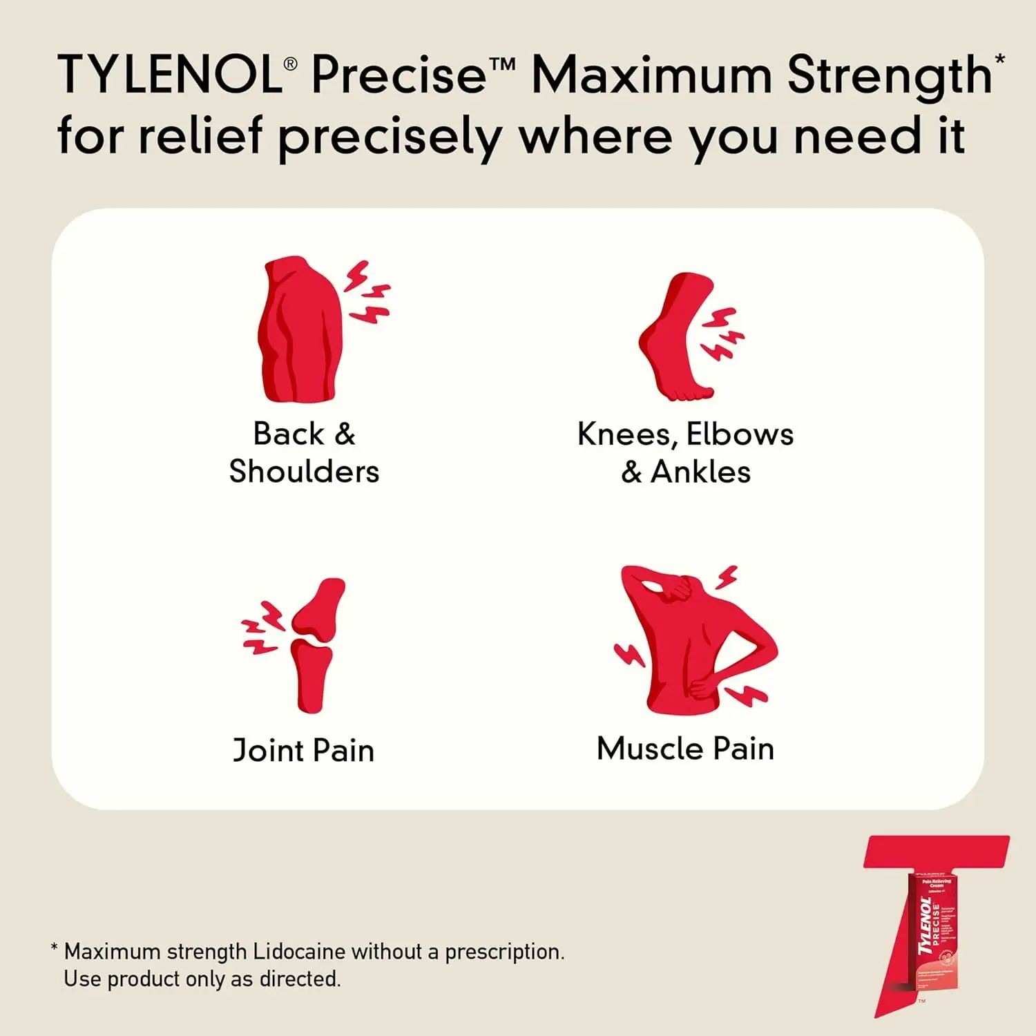 74300172026 1 PRECISE® Pain Relieving Cream