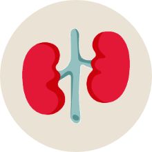 With kidney disease