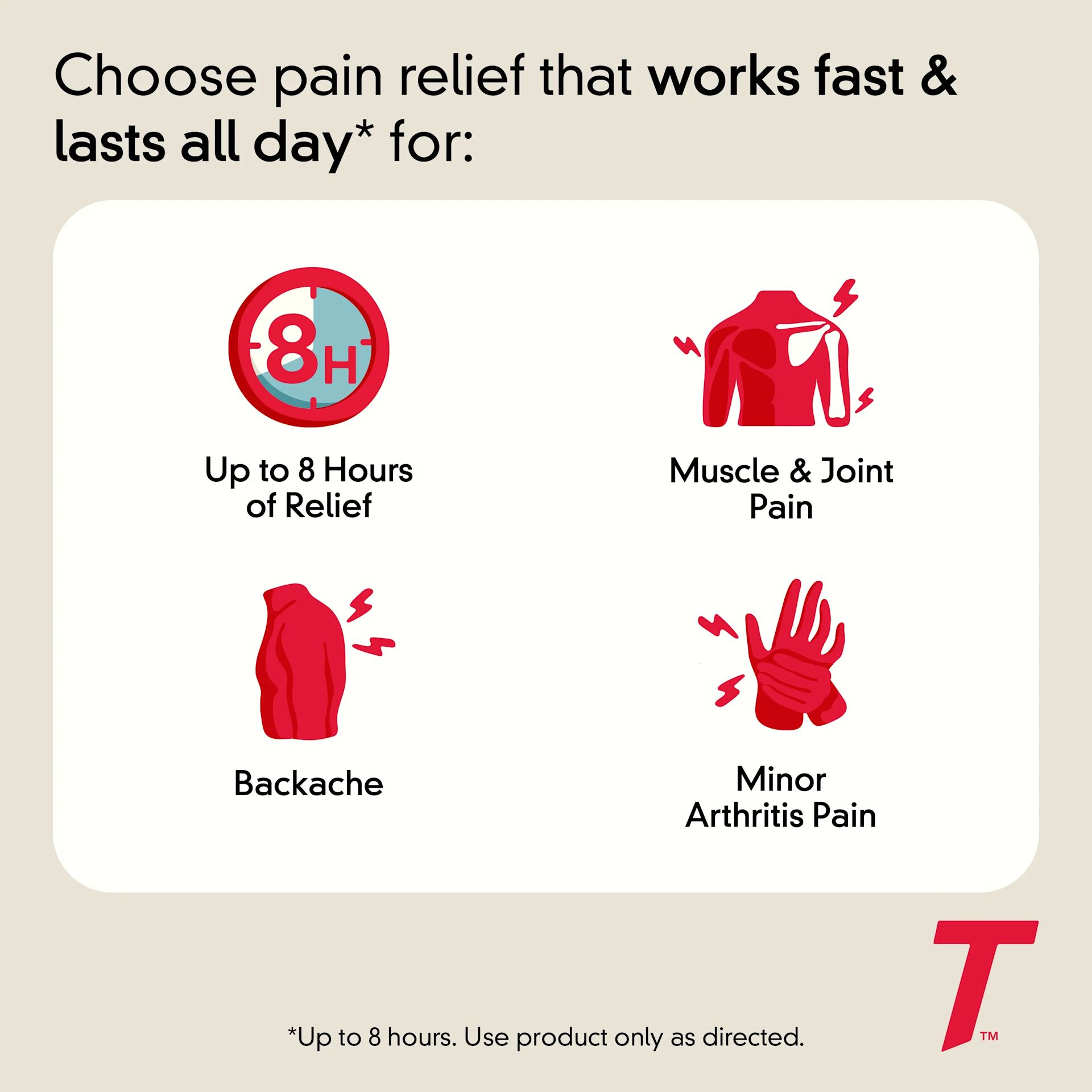 8 HR Muscle Aches & Pain Caplets