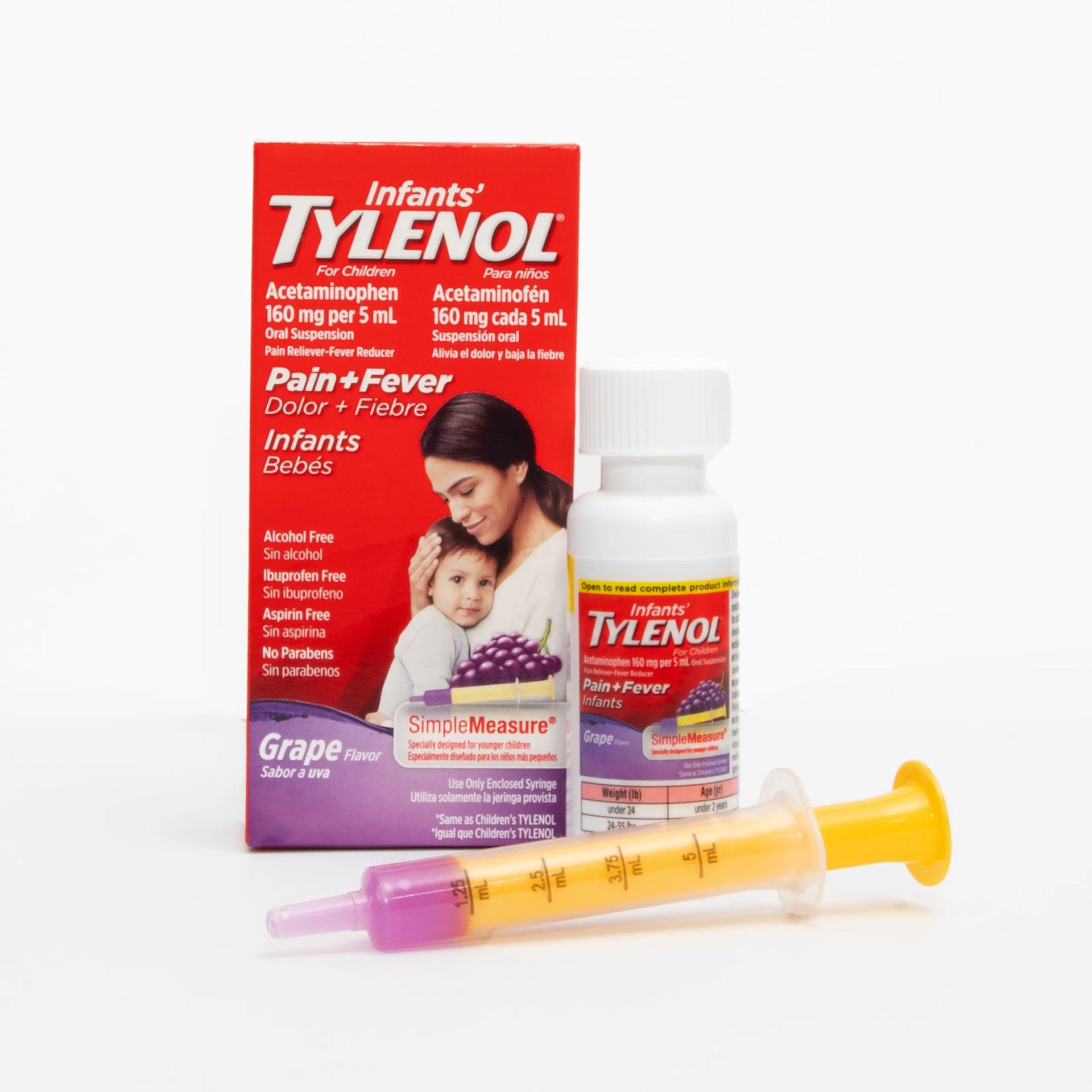 300450122308 Grape Infants' TYLENOL® Oral Suspension