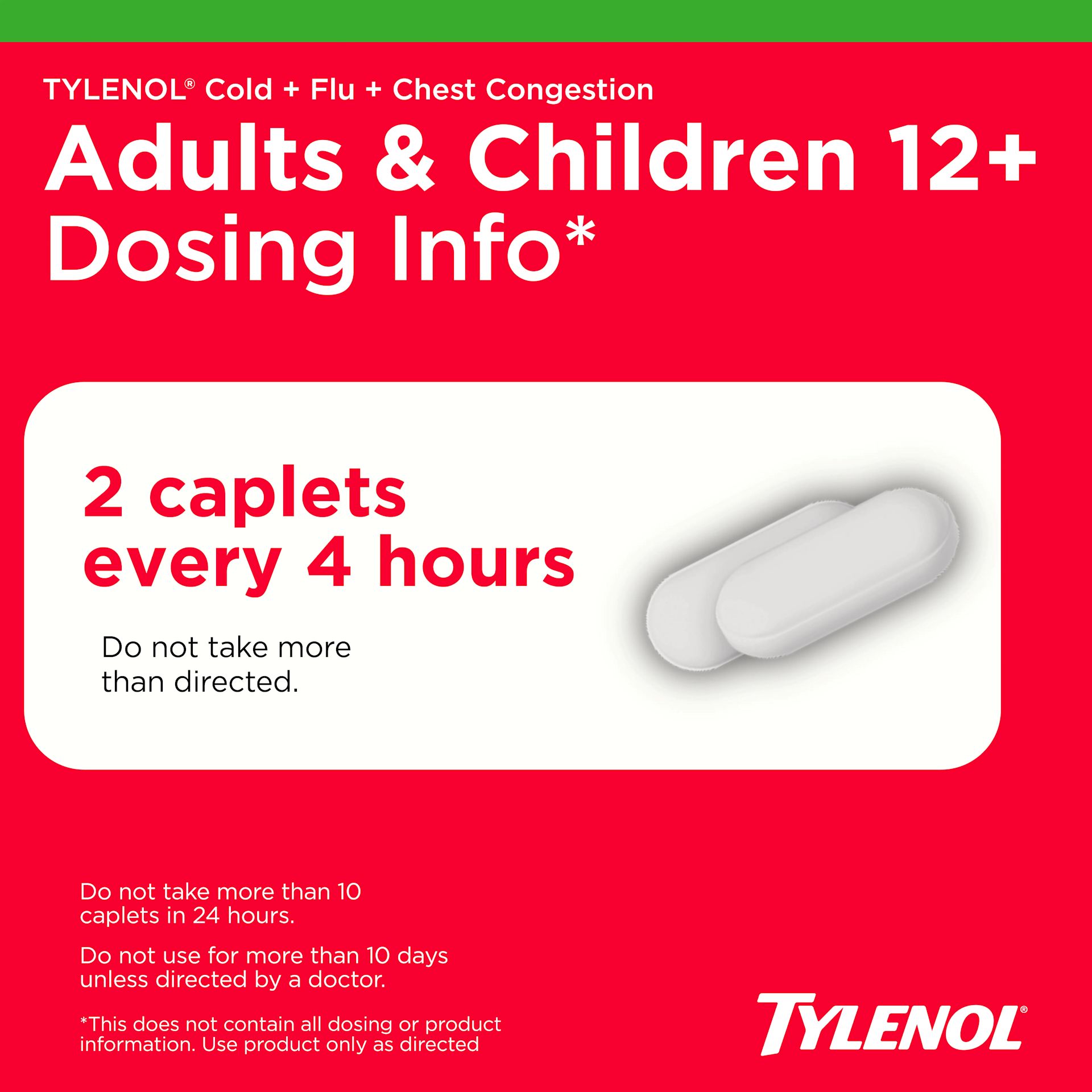 Adults & Children 12+ Dosing Info