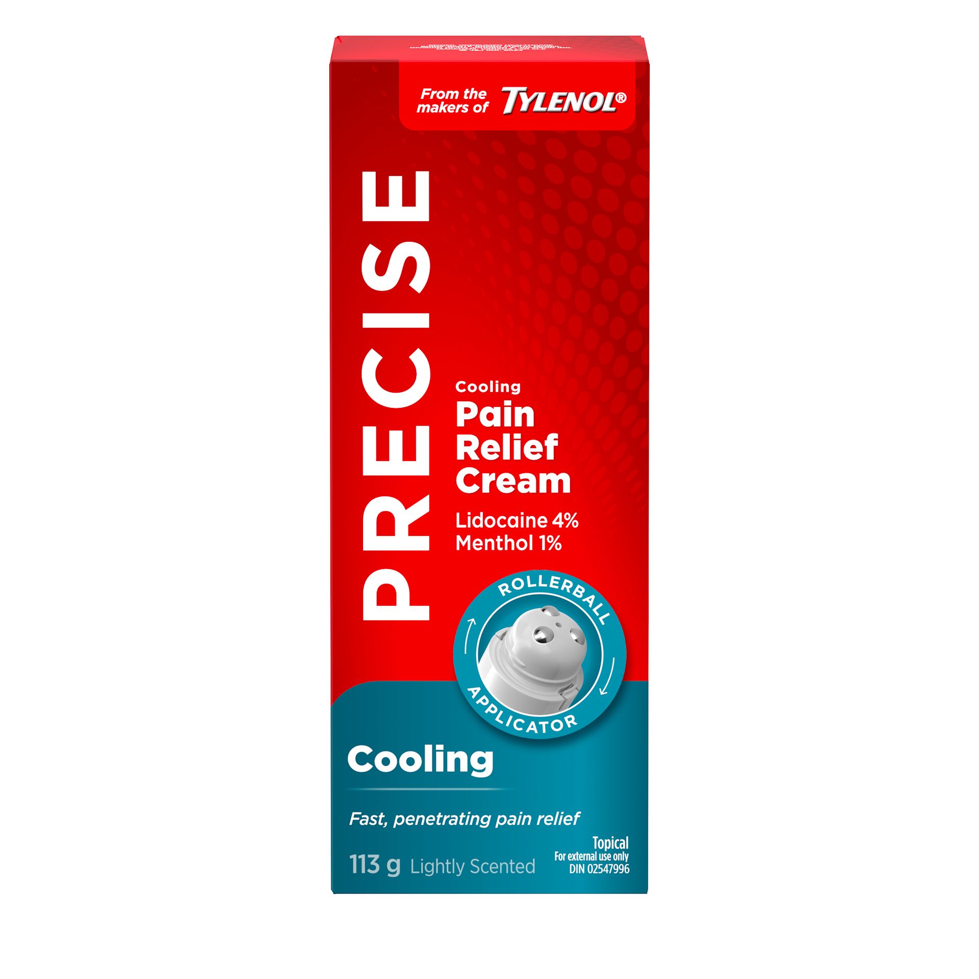 Crème analgésique Precise Effet refroidissant Des fabricants de TYLENOL®