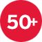 50 plus icon