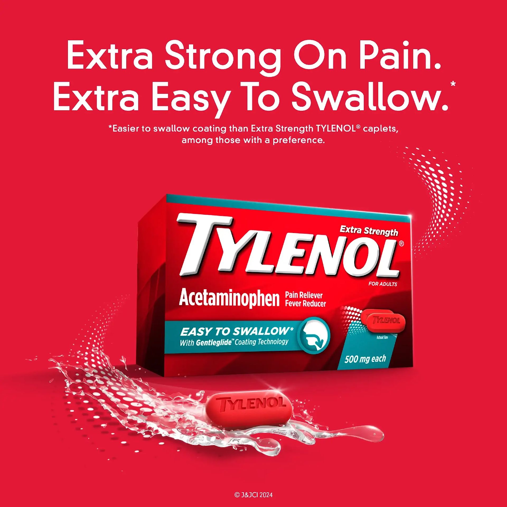 00300450406200 TYL E2S MAIN 221980710 Extra strong on pain, extra easy to swallow