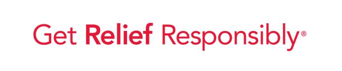 Get Relief Responsibly Trademark Logo