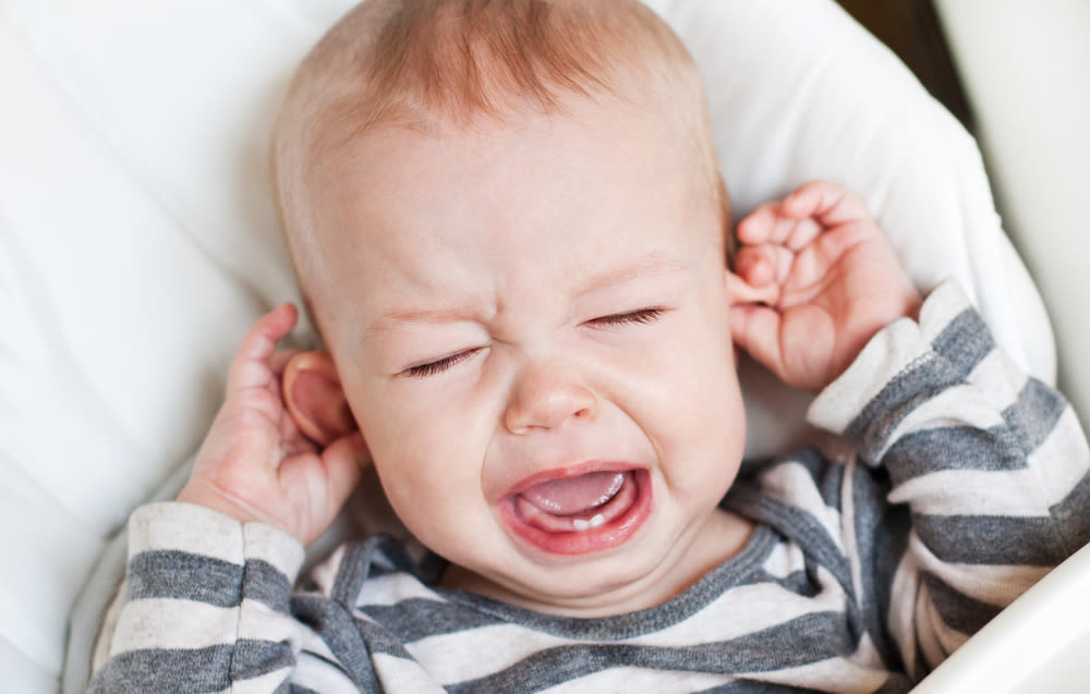 Baby crying in sleep