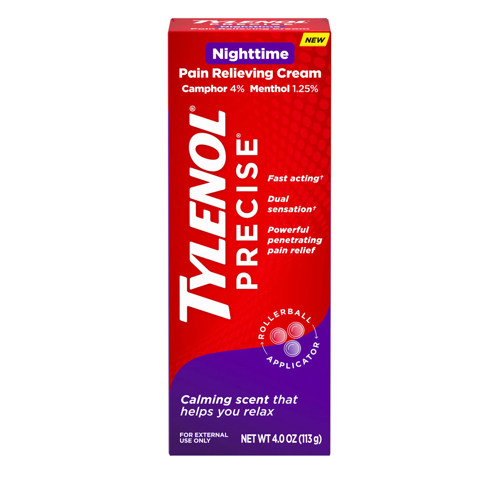 TYLENOL® PRECISE® Nighttime Pain Relieving Cream