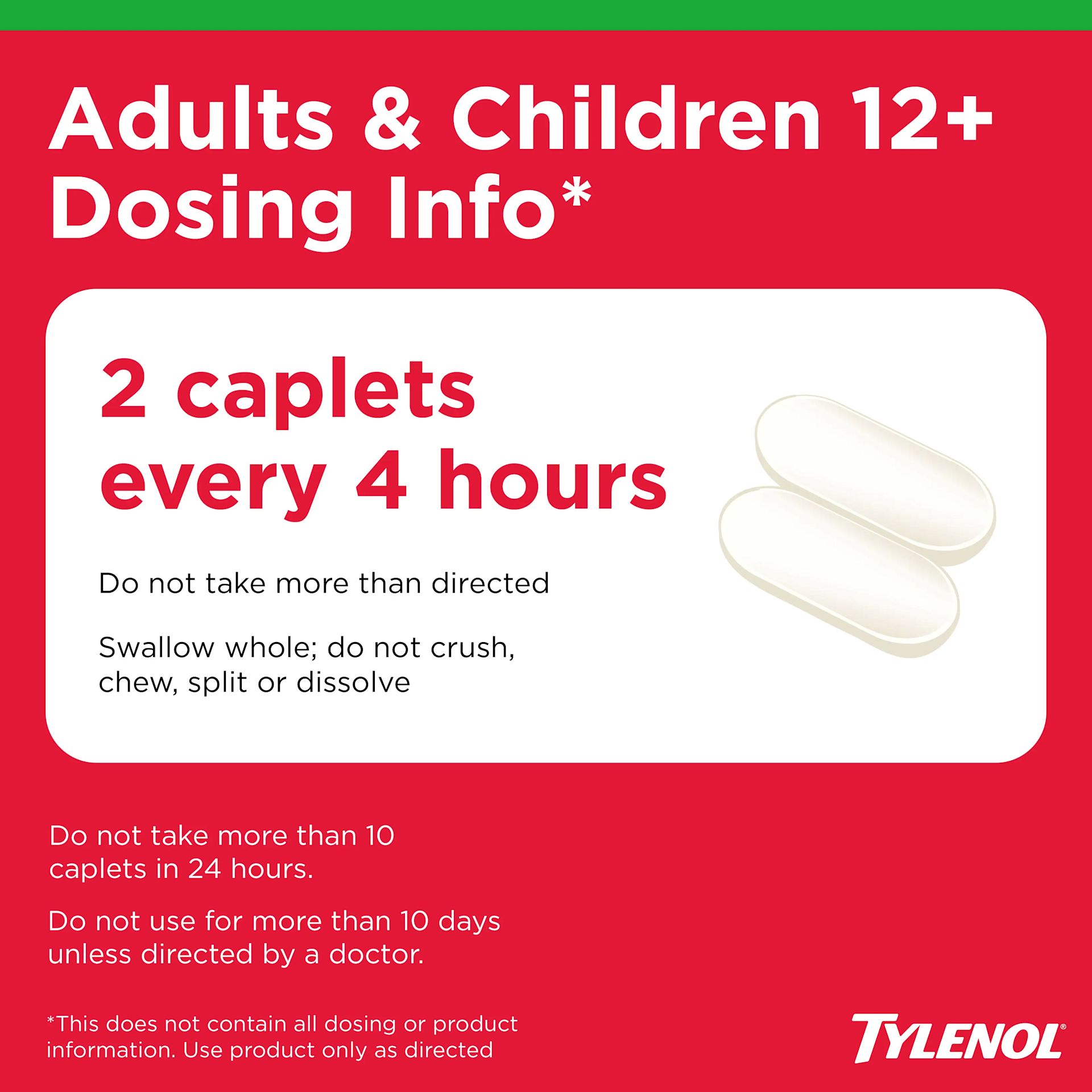 TYLENOL® Sinus Severe Daytime Caplets