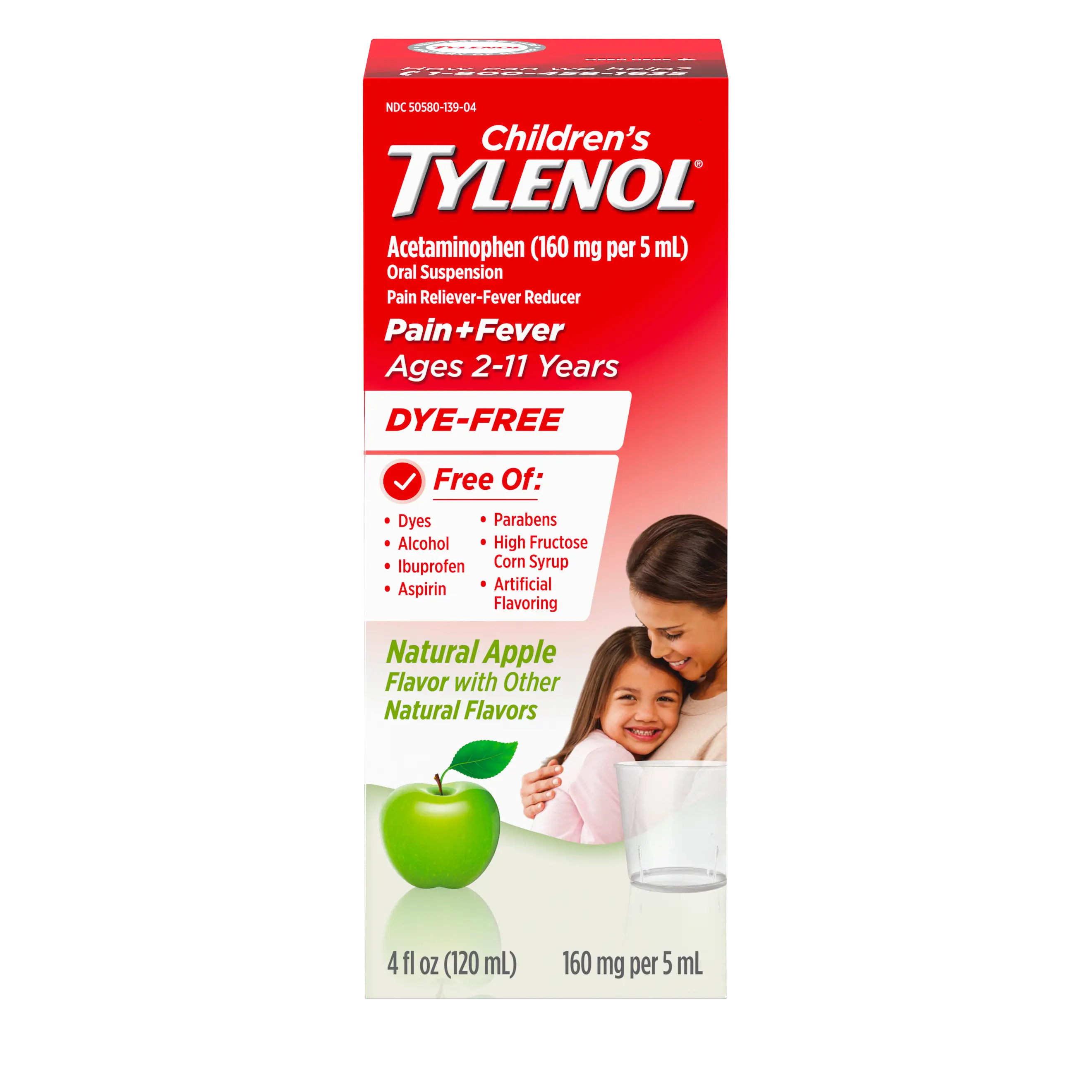 Children's TYLENOL® Dye Free Oral Suspension